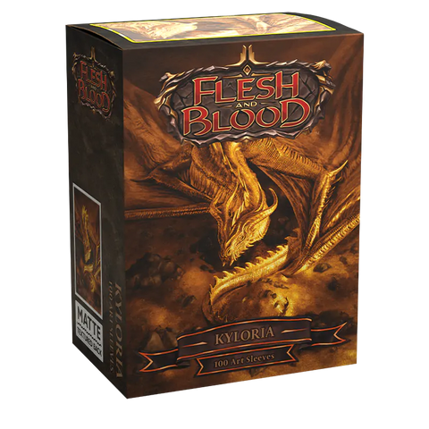 100 Fundas Matte Flesh and Blood Kyloria de Dragon Shield
