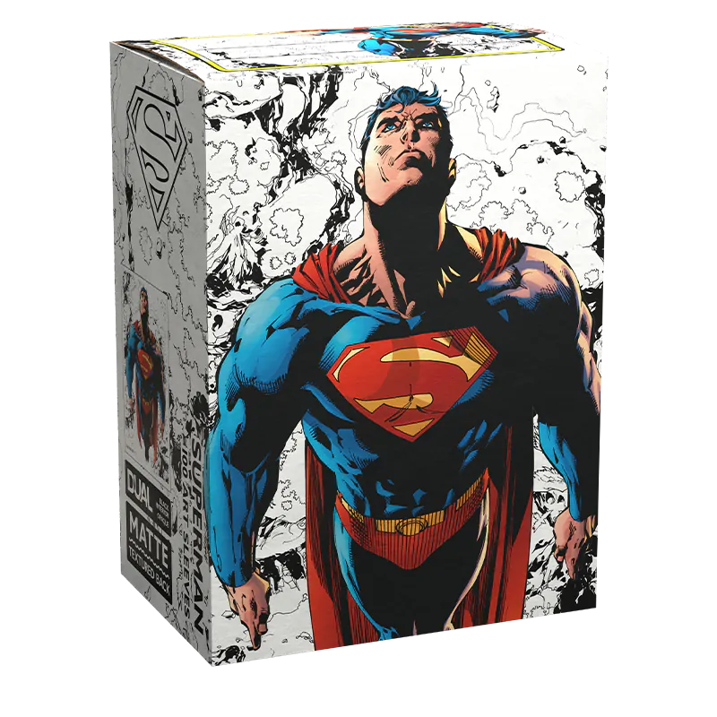 100 Fundas Dual Matte Art Superman Core (Full Color) de Dragon Shield