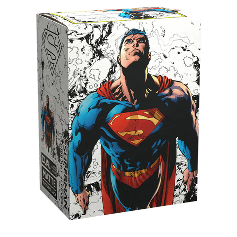 100 Fundas Dual Matte Art Superman Core (Full Color) de Dragon Shield