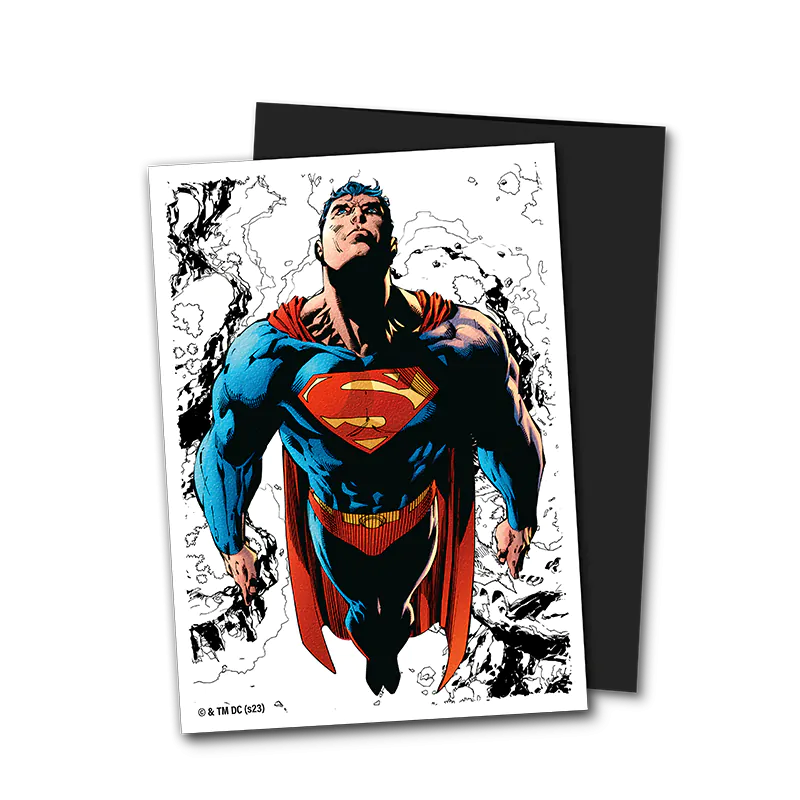 100 Fundas Dual Matte Art Superman Core (Full Color) de Dragon Shield