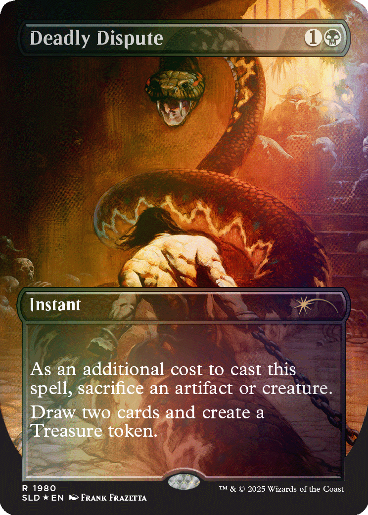 Secret Lair | The Art of Frank Frazetta: The Second Exhibition | Rainbow Foil Edition