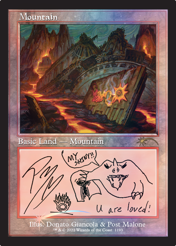 Post Malone: The Lands I Traditional Foil Edition