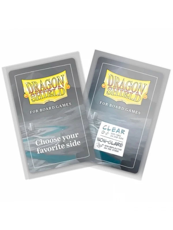 100 Fundas de Cartas Transparente de Dragon Shield