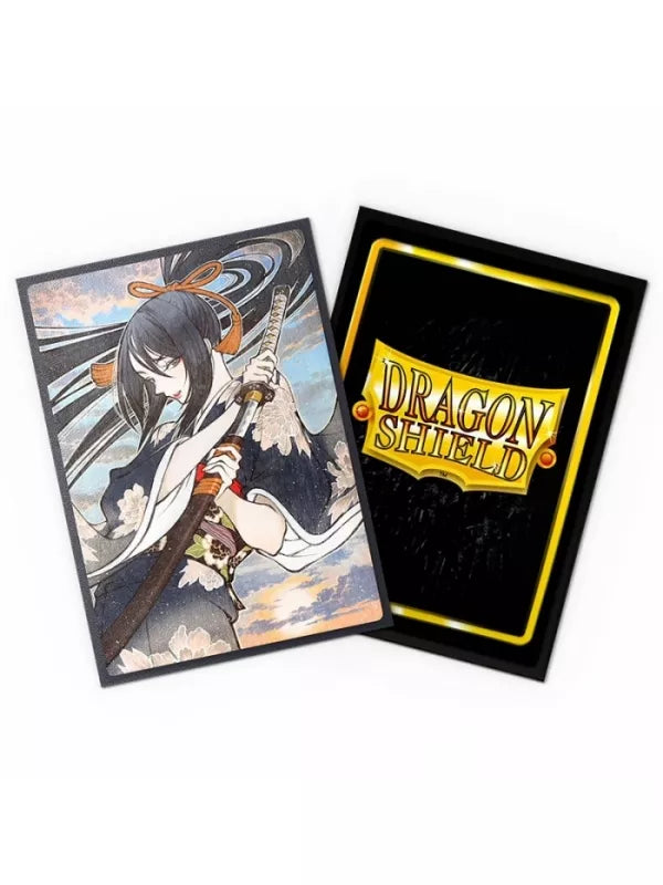 100 Fundas Dual Matte Art Samurai de Dragon Shield