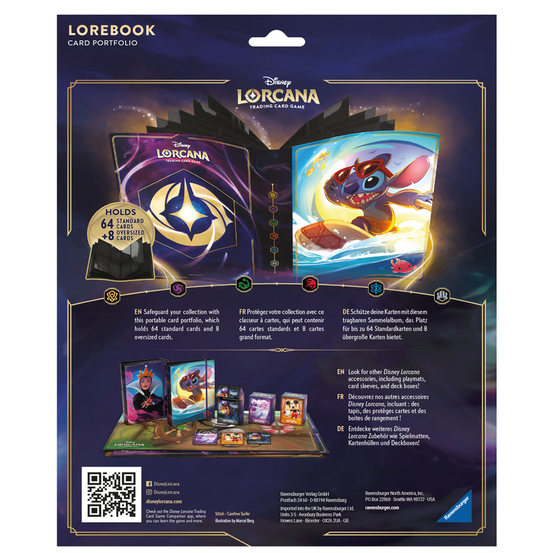 Portfolio Stitch de Disney Lorcana