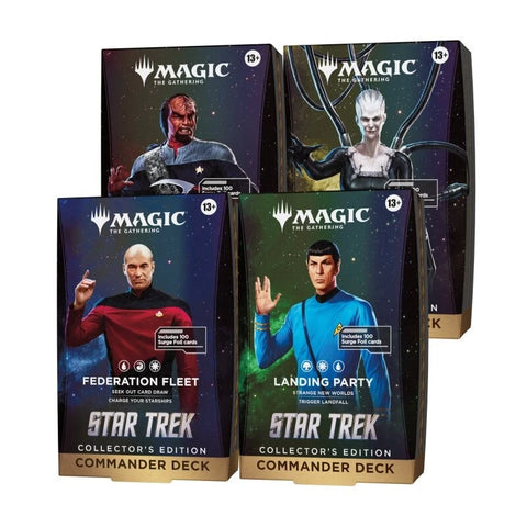 Magic: The Gathering® | Star Trek™ | Los 4 Mazos de Commander Edición Coleccionista