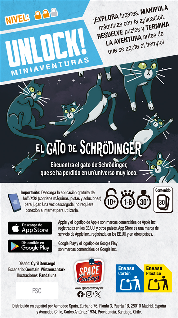 Unlock! Miniaventuras |  El gato de Schrödinger