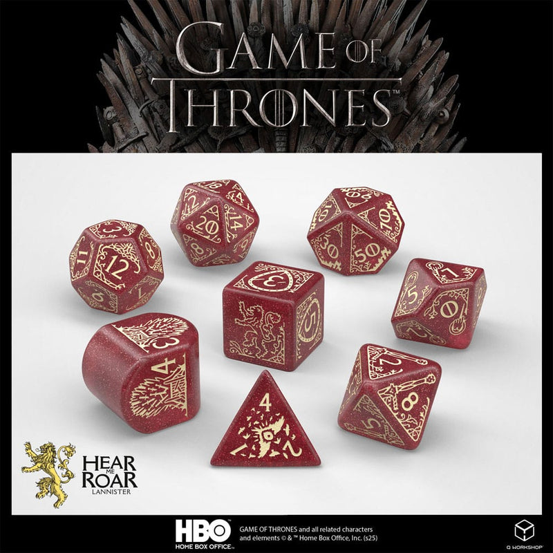 Dados Juego de Tronos  | Pack de 8 dados de Rol