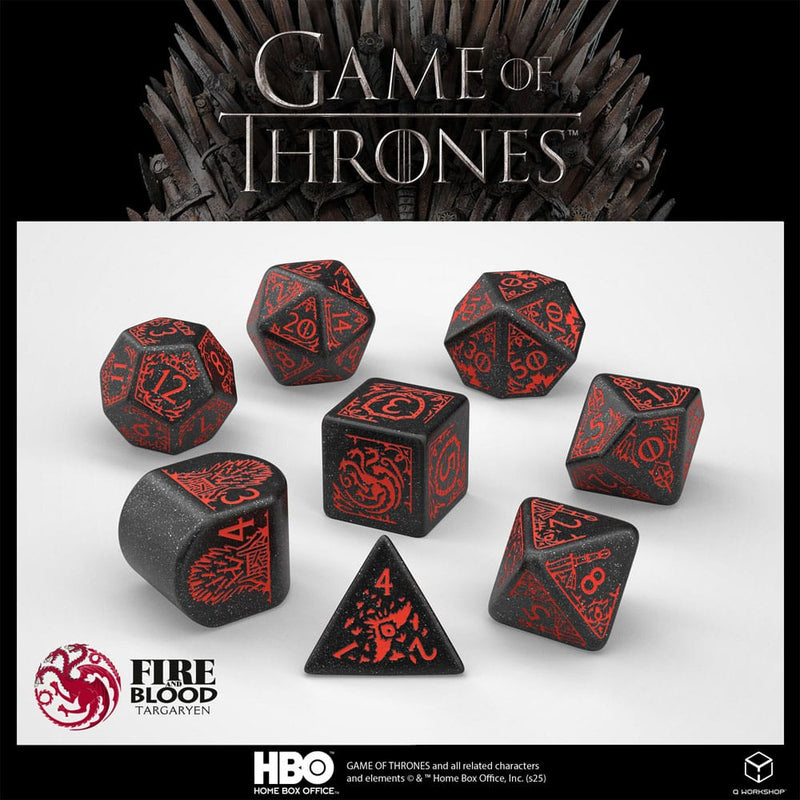 Dados Juego de Tronos  | Pack de 8 dados de Rol