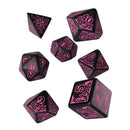 Pack de Dados Call of Cthulhu Séptima edición | Black & Magenta
