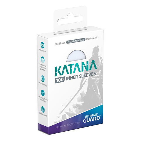100 Fundas Katana Inner Sleeve de Ultimate Guard