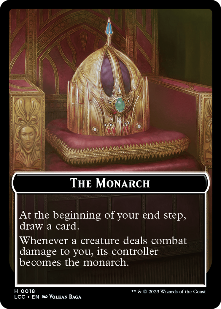 The Monarch // Pirate Double-Sided Token [The Lost Caverns of Ixalan Commander Tokens]