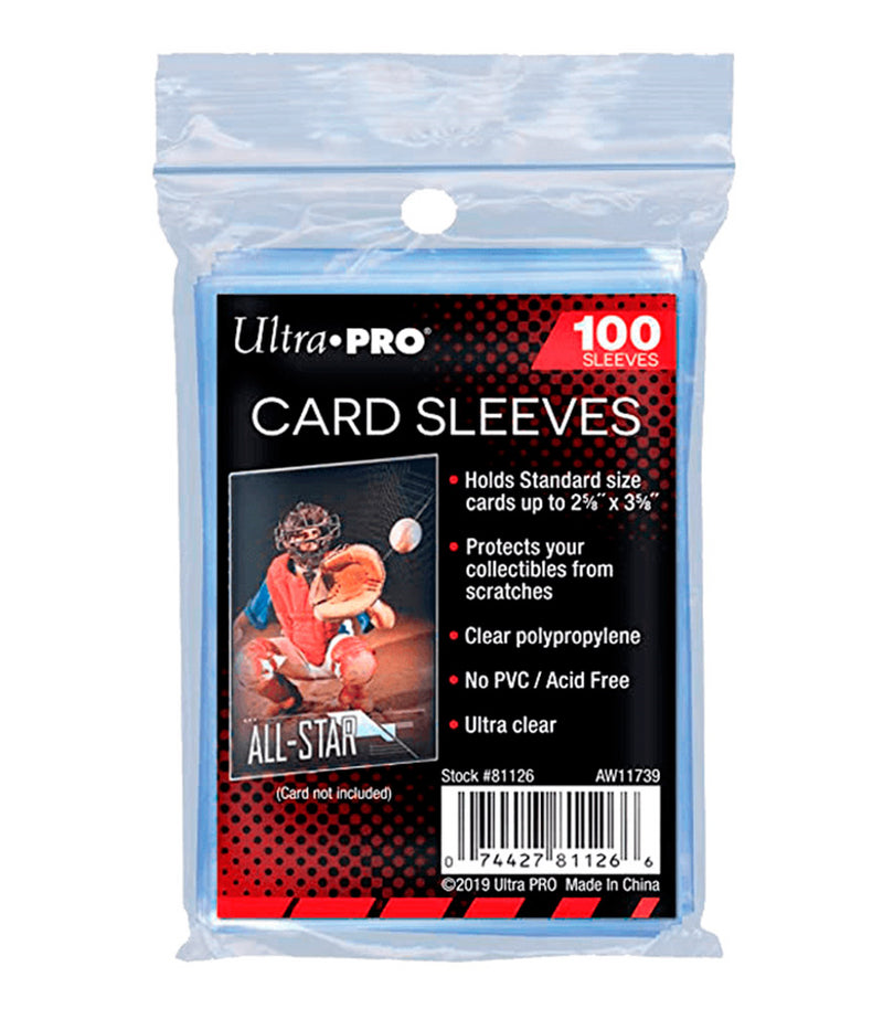 100 Fundas Transparentes de Ultra Pro
