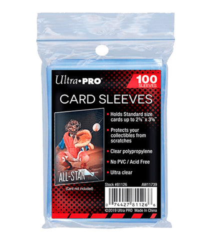 100 Fundas Transparentes de Ultra Pro