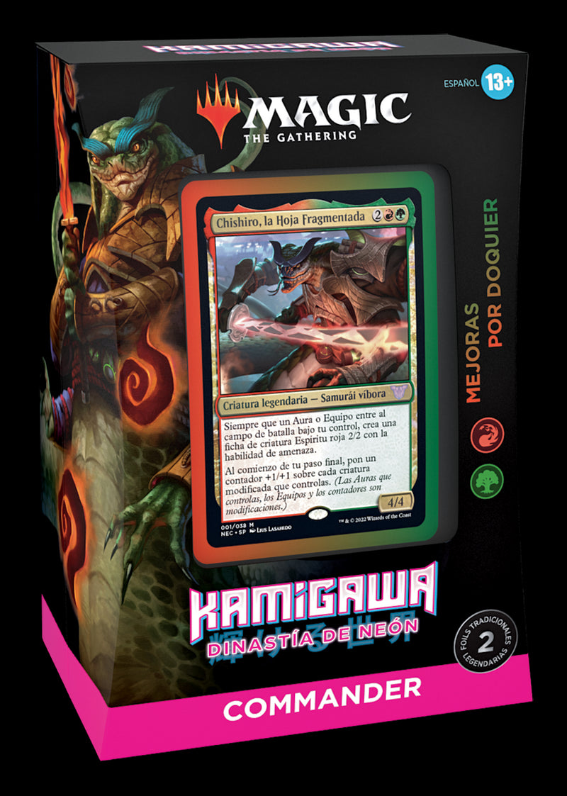 Upgrades Unleashed I Mazo de Commander de Kamigawa: Neon Dinasty
