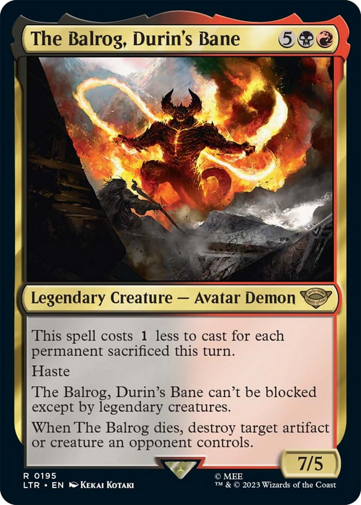 The Balrog, Durin's Bane [The Lord of the Rings: Tales of Middle-Earth]