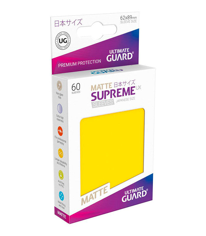 60 Fundas Supreme UX Matte tamaño Japonés de Ultimate Guard