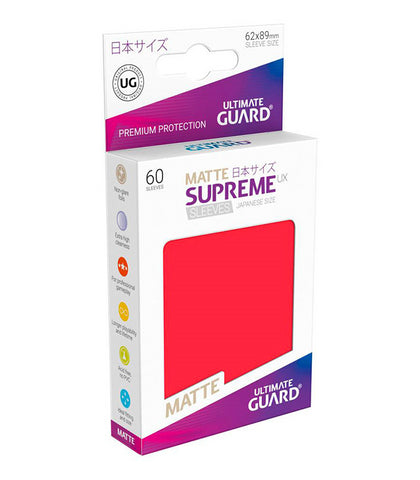 60 Fundas Supreme UX Matte tamaño Japonés de Ultimate Guard