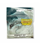 100 Fundas Perfect Fit Clear de carga lateral de Dragon Shield