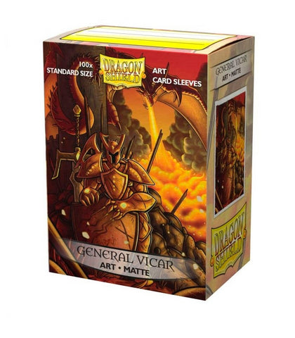 100 Fundas Art Matte General Vicar: Portrait de Dragon Shield