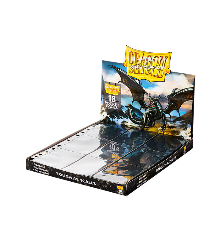 Caja con 50 hojas de 18 bolsillos de Dragon Shield