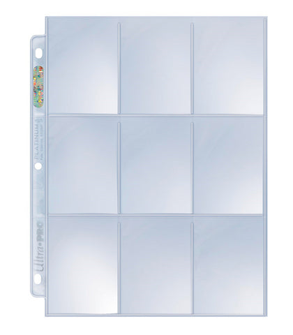 Hoja Platinum de 9 bolsillos de Ultra Pro