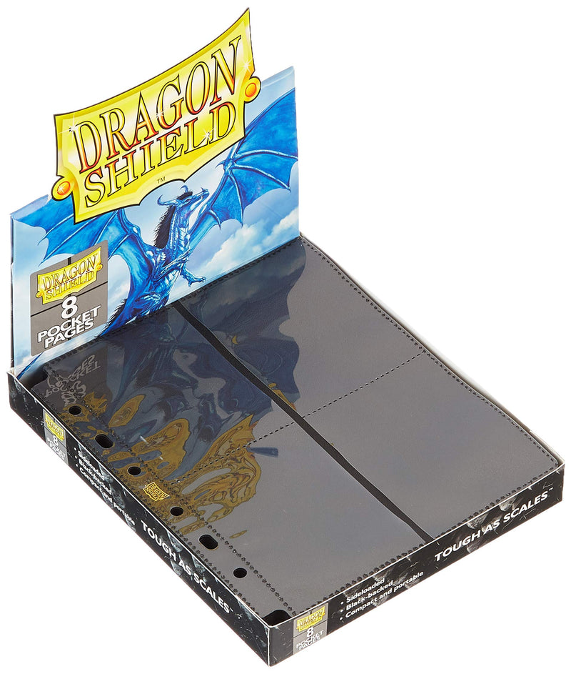 Caja con 50 hojas de 8 bolsillos de Dragon Shield