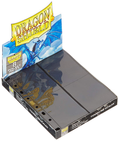 Caja con 50 hojas de 8 bolsillos de Dragon Shield
