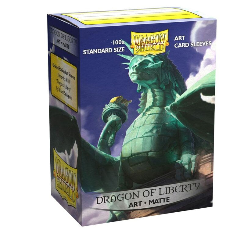 100 Fundas Art Matte Dragon of Liberty de Dragon Shield