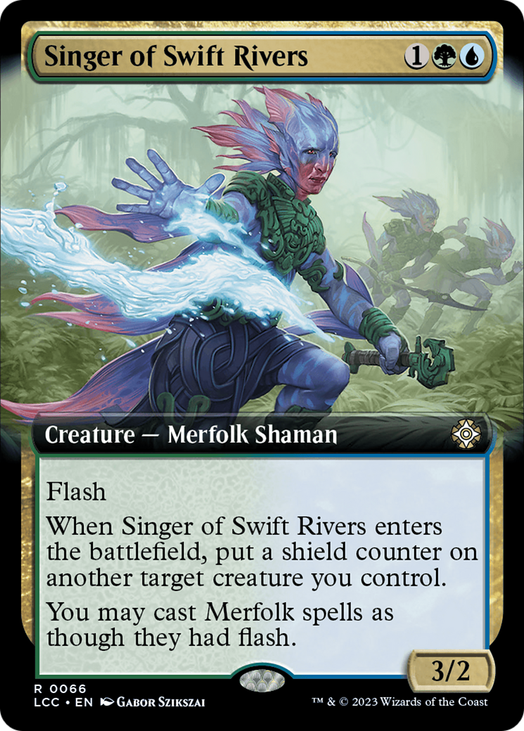 Singer of Swift Rivers (Extended Art) [The Lost Caverns of Ixalan Commander]