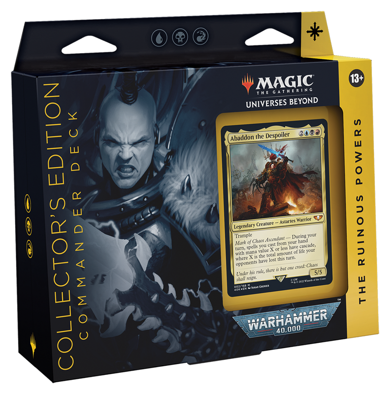 The Ruinous Powers (edición coleccionista) I Mazo de Commander de Warhammer 40.000
