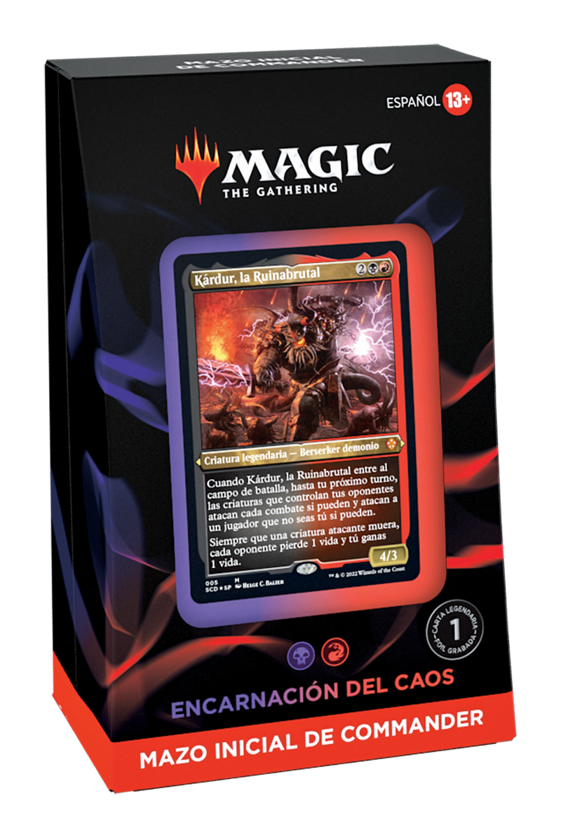 Chaos Incarnate I Mazo Inicial de Commander (2022)