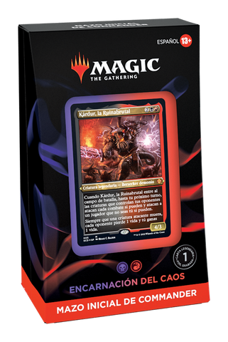 Chaos Incarnate I Mazo Inicial de Commander (2022)