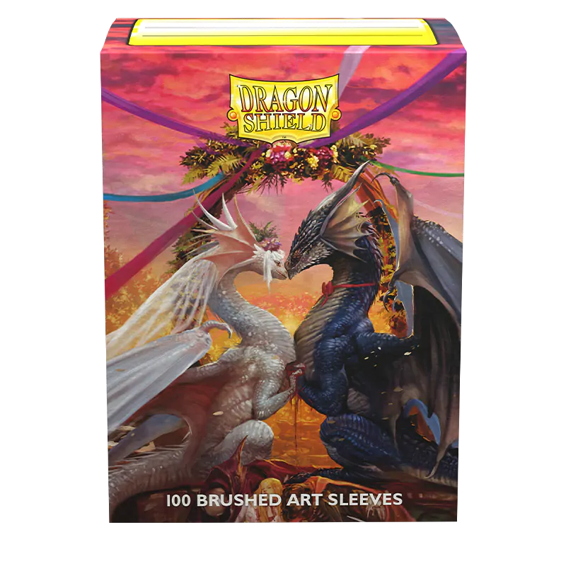 100 Fundas Art Brushed Valentine Dragons 2023 de Dragon Shield