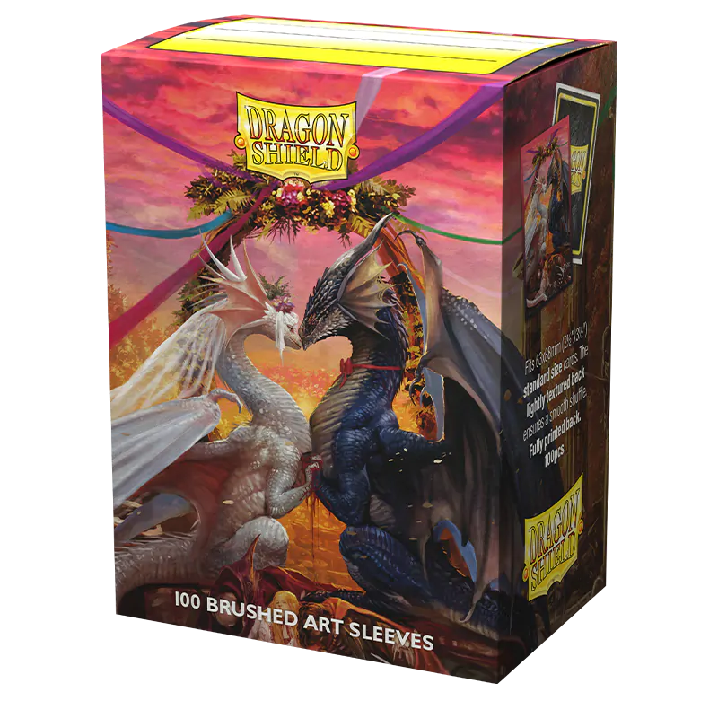 100 Fundas Art Brushed Valentine Dragons 2023 de Dragon Shield