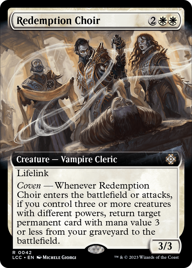 Redemption Choir (Extended Art) [The Lost Caverns of Ixalan Commander]