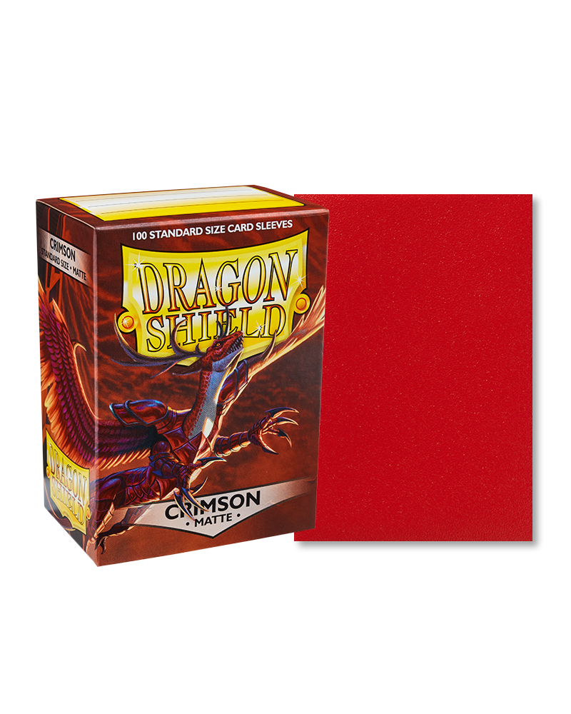 100 Fundas Matte de Dragon Shield