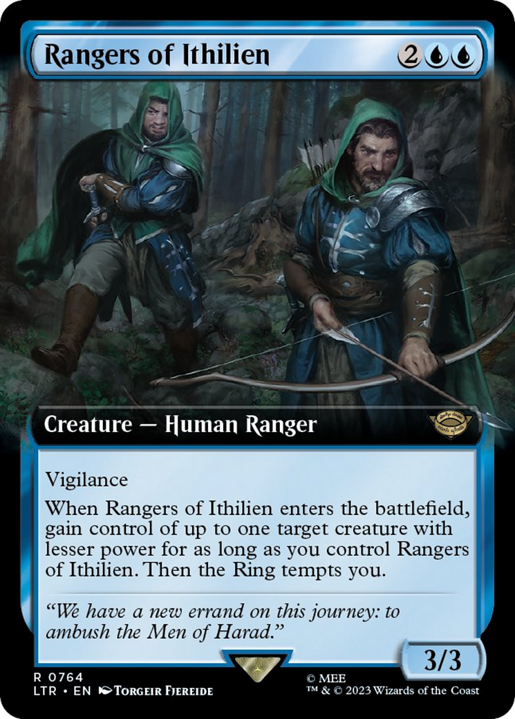 Rangers of Ithilien (Extended Art) (Surge Foil) [The Lord of the Rings: Tales of Middle-Earth]